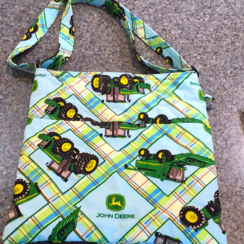 John Deere satchel book bag purse. Shoulder bag
